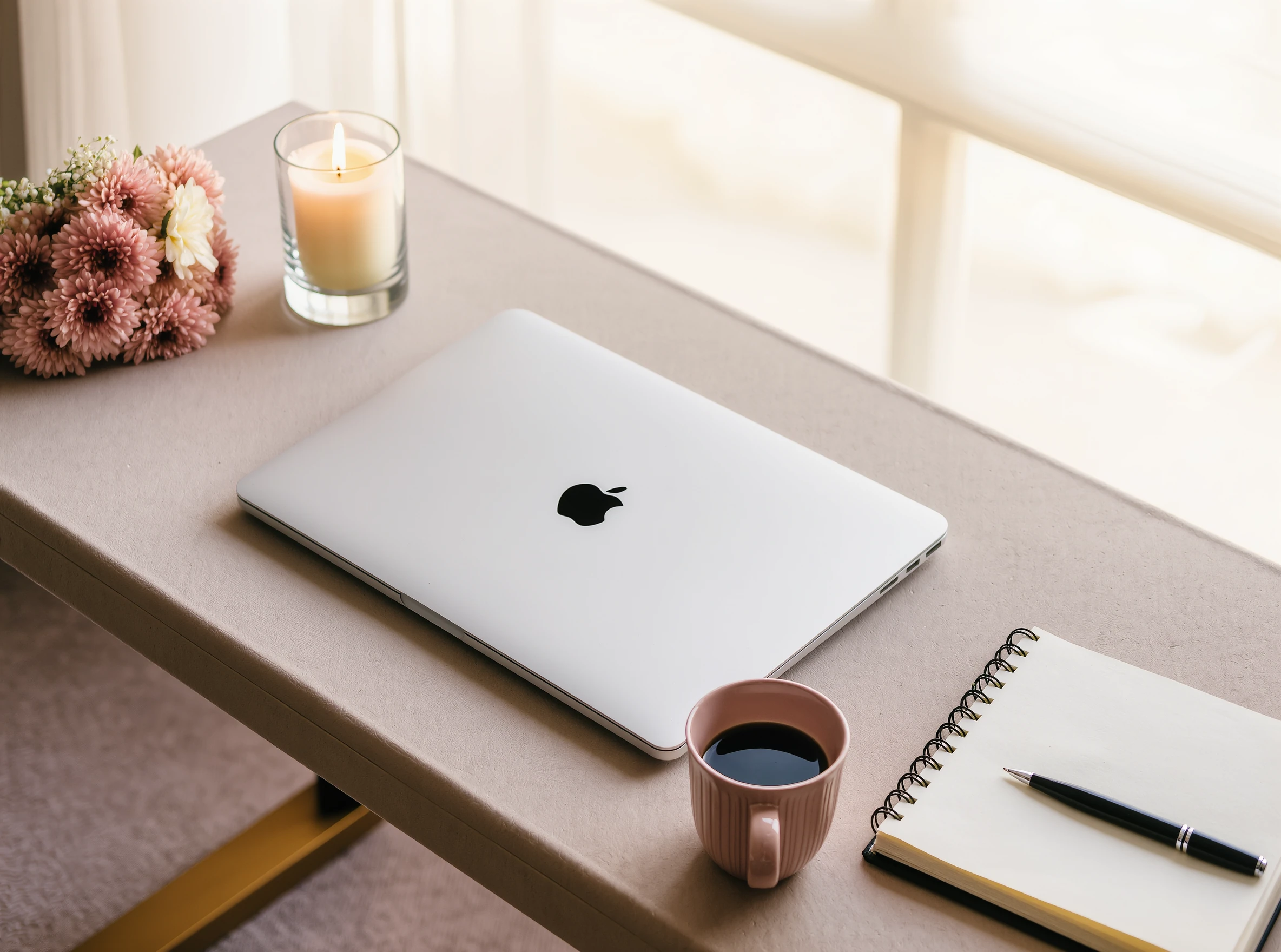 Эстетичное creative workspace изображение