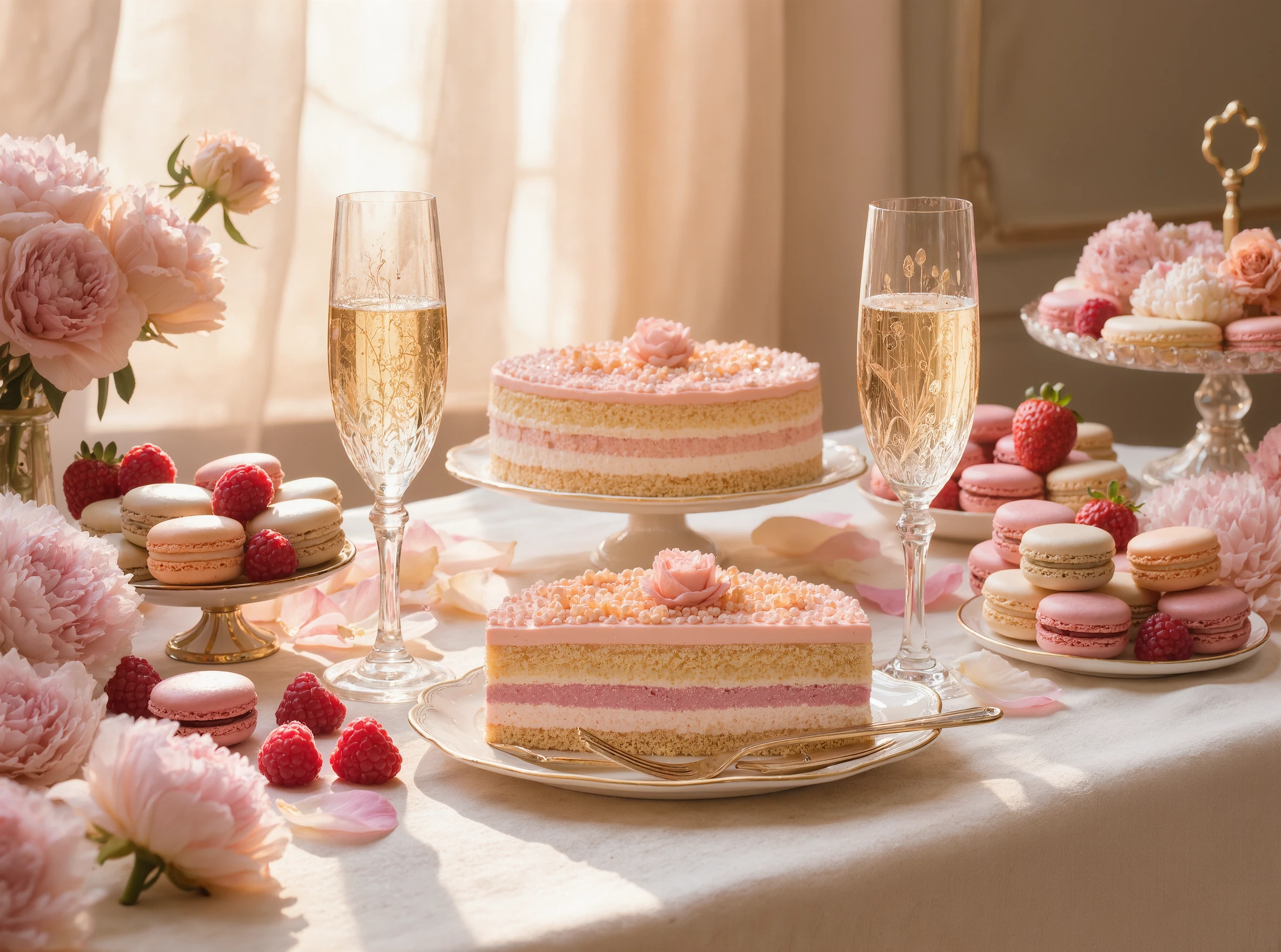 Эстетичный AI-десерт в пастельной палитре